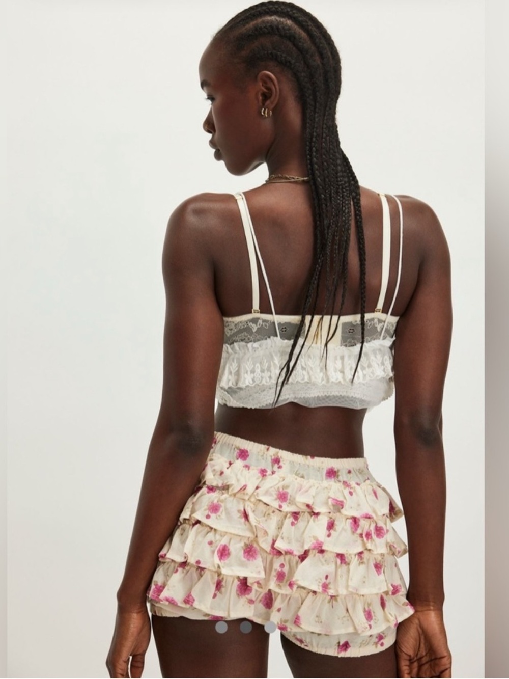 NWT Free People Ruffle Up Bloomer Shorts - Picture 2 of 4